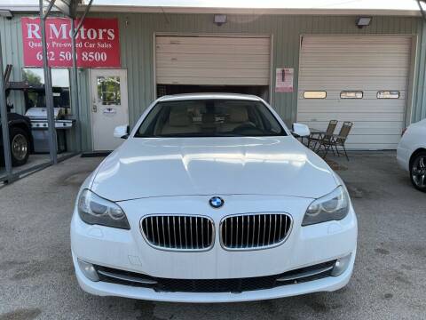 2013 BMW 5 Series for sale at R-Motors in Arlington TX