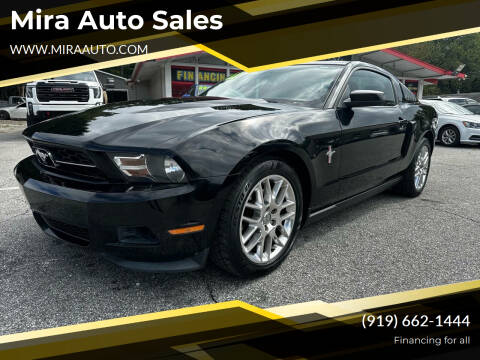 2012 Ford Mustang for sale at Mira Auto Sales in Raleigh NC