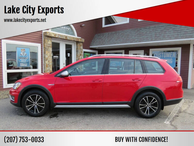 2017 Volkswagen Golf Alltrack for sale at Lake City Exports in Auburn ME