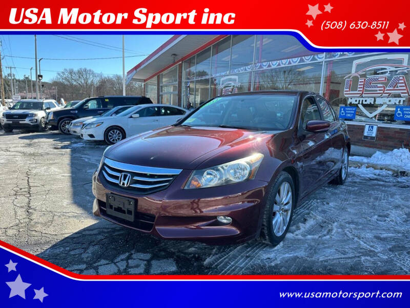 2011 Honda Accord for sale at USA Motor Sport inc in Marlborough MA