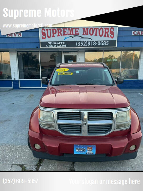 2007 Dodge Nitro for sale at Supreme Motors in Leesburg FL