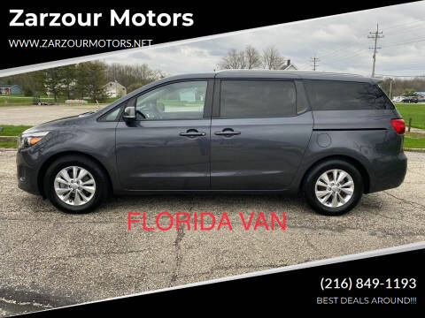 2015 Kia Sedona for sale at Zarzour Motors in Chesterland OH