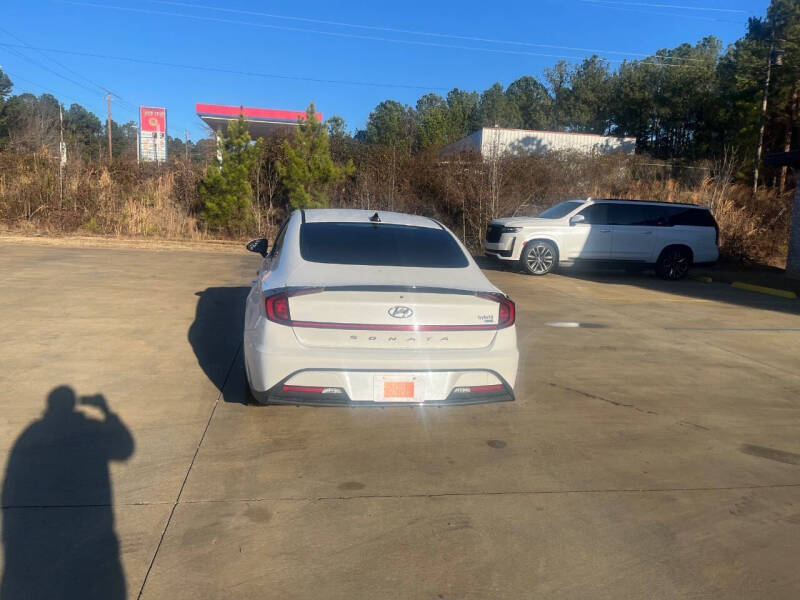 2021 Hyundai Sonata Hybrid Blue