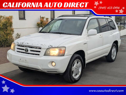 2005 Toyota Highlander for sale at CALIFORNIA AUTO DIRECT in Costa Mesa CA