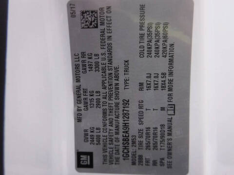 2017 Chevrolet Colorado Work Truck