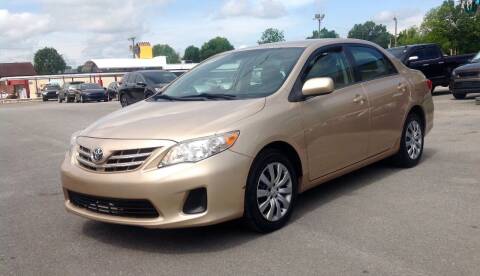 2013 Toyota Corolla for sale at Morristown Auto Sales in Morristown TN