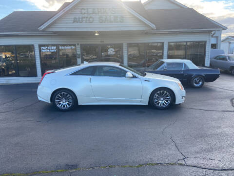 2012 Cadillac CTS for sale at Clarks Auto Sales in Middletown OH