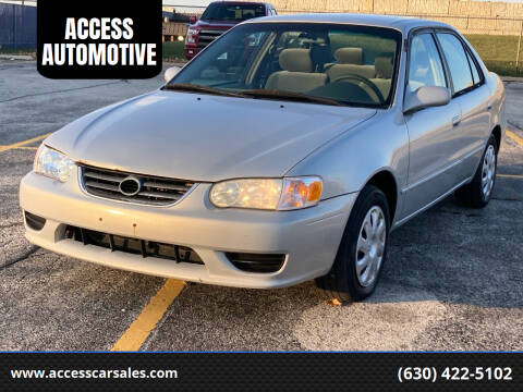2001 Toyota Corolla for sale at ACCESS AUTOMOTIVE in Bensenville IL