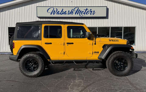 2021 Jeep Wrangler Unlimited for sale at Wabash Motors in Terre Haute IN