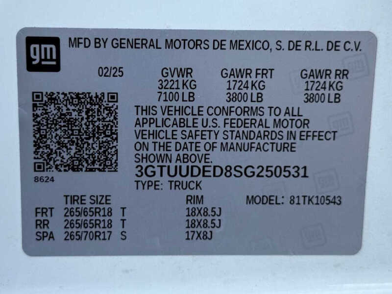 2025 GMC Sierra 1500