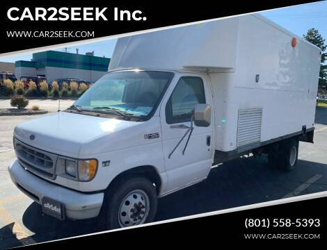 2000 Ford E-Series Chassis for sale at CAR2SEEK Inc. in Salt Lake City UT