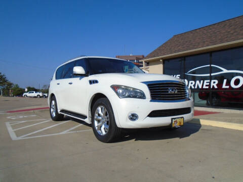 2012 Infiniti QX56 for sale at Cornerlot.net in Bryan TX