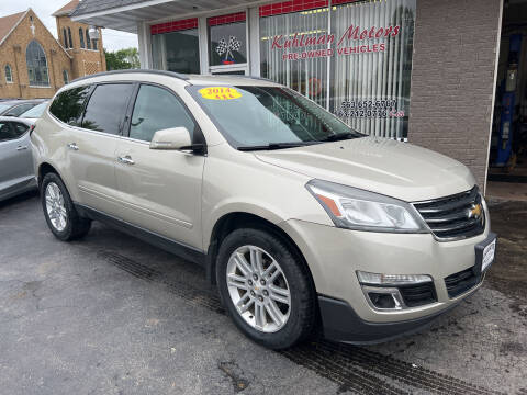 2014 Chevrolet Traverse for sale at KUHLMAN MOTORS in Maquoketa IA