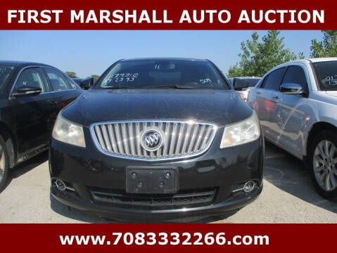 2011 Buick LaCrosse for sale at First Marshall Auto Auction in Harvey IL