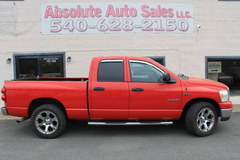 2008 Dodge Ram 1500 for sale at Absolute Auto Sales in Fredericksburg VA