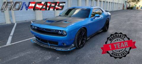2015 Dodge Challenger for sale at IRON CARS in Hollywood FL