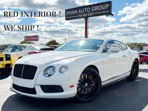 2015 Bentley Continental for sale at Divan Auto Group in Feasterville Trevose PA