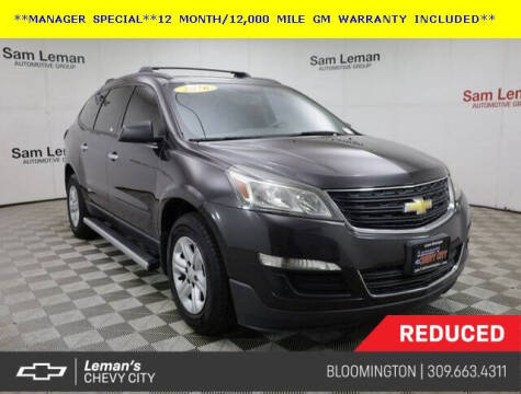 2016 Chevrolet Traverse for sale at Leman's Chevy City in Bloomington IL