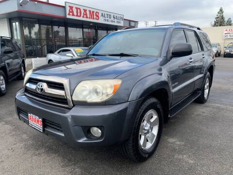 2007 Toyota 4Runner for sale at Adams Auto Sales in Sacramento CA