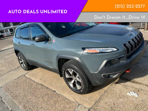 2015 Jeep Cherokee for sale at AUTO DEALS UNLIMITED in Philadelphia PA