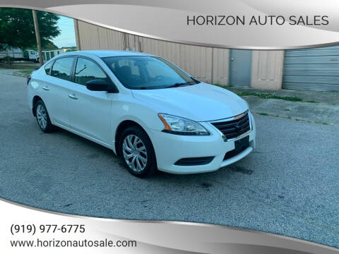 2014 Nissan Sentra for sale at Horizon Auto Sales in Raleigh NC