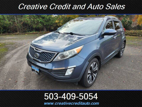 2012 Kia Sportage for sale at Creative Credit & Auto Sales in Salem OR