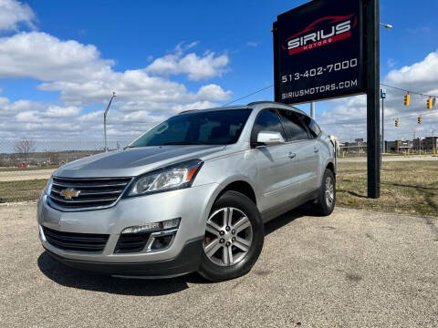 2016 Chevrolet Traverse for sale at SIRIUS MOTORS INC in Monroe OH