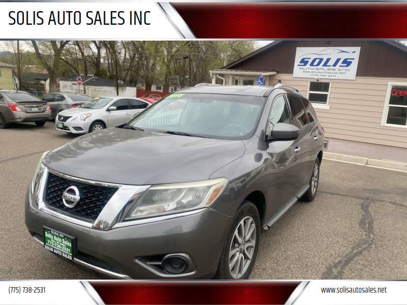 2016 Nissan Pathfinder for sale at SOLIS AUTO SALES INC in Elko NV