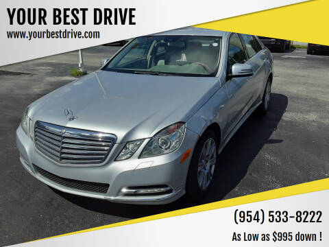2013 Mercedes-Benz E-Class for sale at YOUR BEST DRIVE in Oakland Park FL