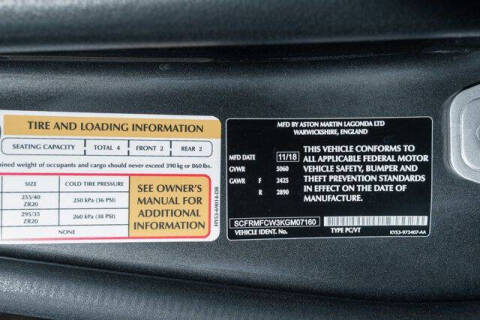 2019 Aston Martin DB11 Volante