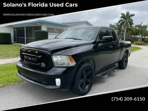 2013 RAM 1500 for sale at SOLANOS & SANCHEZ AUTO SALES C in Hollywood FL