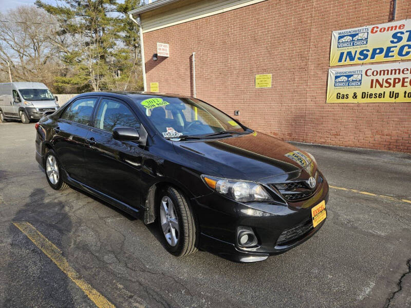 2012 Toyota Corolla for sale at Exxcel Auto Sales in Ashland MA
