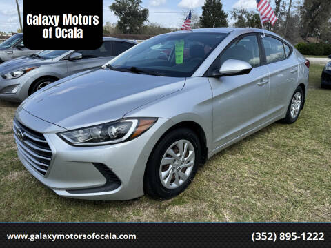 2018 Hyundai Elantra for sale at Galaxy Motors of Ocala in Ocala FL