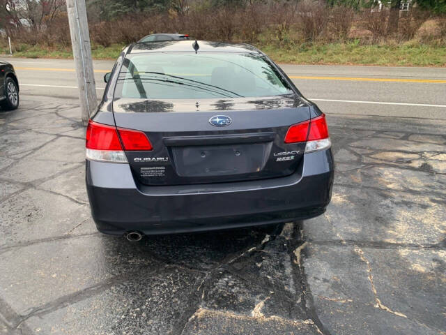 2012 Subaru Legacy for sale at Chuckie Bizzarro's Fleetwing Auto in Erie, PA