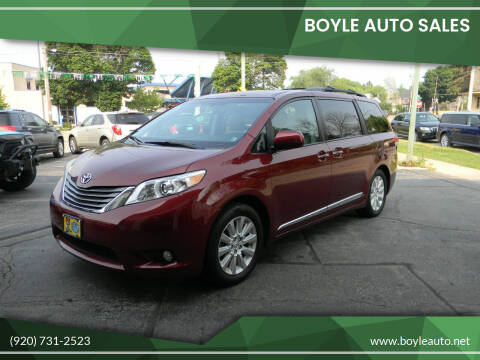 2013 Toyota Sienna for sale at Boyle Auto Sales in Appleton WI