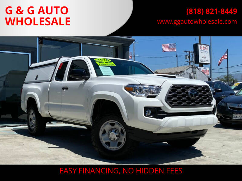 2018 Toyota Tacoma for sale at G & G AUTO WHOLESALE in North Hollywood CA