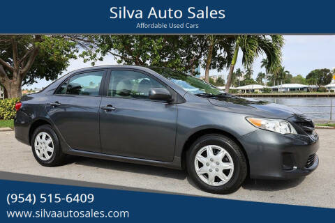 2011 Toyota Corolla for sale at Silva Auto Sales in Pompano Beach FL