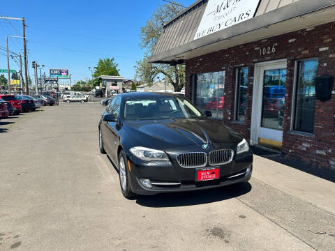 2012 BMW 5 Series for sale at M&M Auto Sales in Portland OR