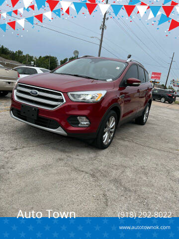 2017 Ford Escape for sale at Auto Town in Tulsa OK