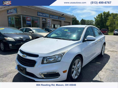 2015 Chevrolet Cruze for sale at USA Auto Sales & Services, LLC in Mason OH