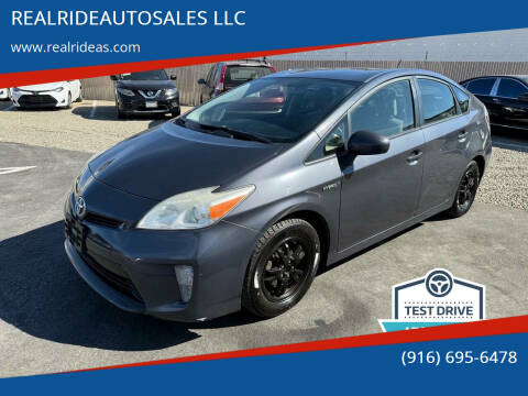 2013 Toyota Prius for sale at REALRIDEAUTOSALES LLC in Sacramento CA