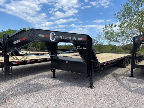 2023 COFFEE CREEK - Flatbed Gooseneck - 102 x 30 for sale at LJD Sales in Lampasas TX