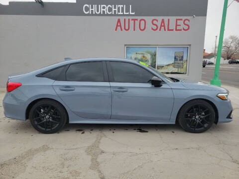 2022 Honda Civic for sale at CHURCHILL AUTO SALES in Fallon NV