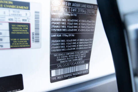 2016 Land Rover Range Rover Supercharged LWB