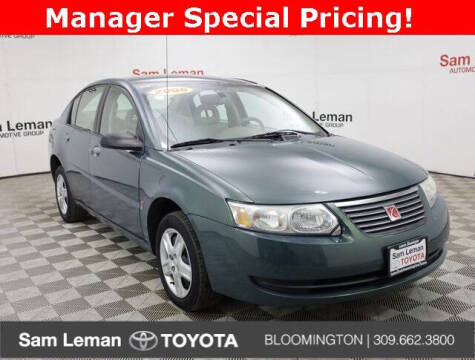 2006 Saturn Ion for sale at Sam Leman Toyota Bloomington in Bloomington IL