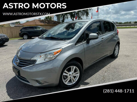 2014 Nissan Versa Note for sale at ASTRO MOTORS in Houston TX