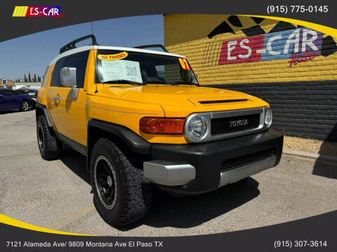 2007 Toyota FJ Cruiser for sale at Escar Auto - 9809 Montana Ave Lot in El Paso TX