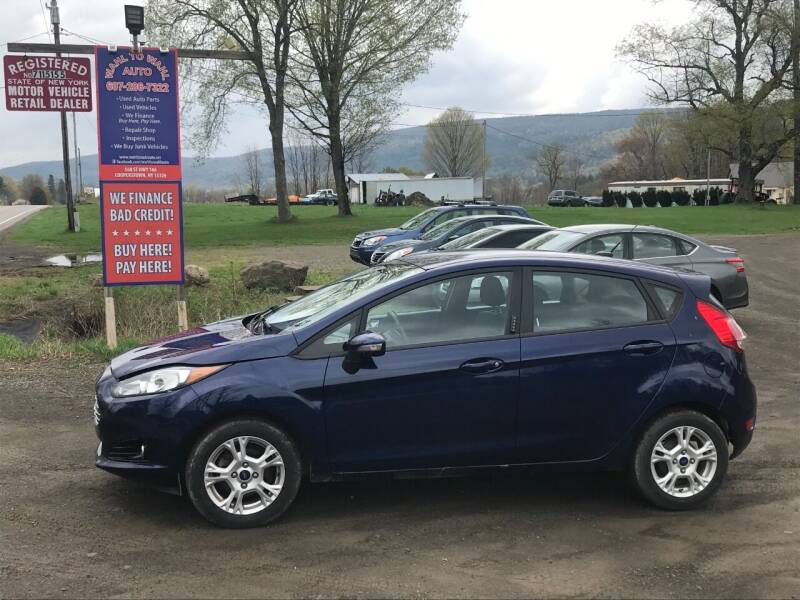 2016 Ford Fiesta for sale at Wahl to Wahl Auto Parts in Cooperstown NY