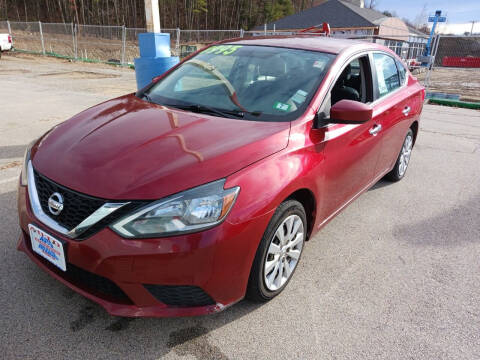 2016 Nissan Sentra for sale at Auto Wholesalers Of Hooksett in Hooksett NH