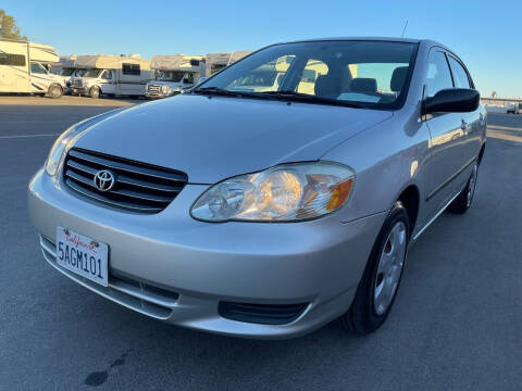 2003 Toyota Corolla for sale at REALRIDEAUTOSALES LLC in Sacramento CA